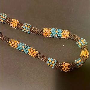 Handmade seed bead necklace